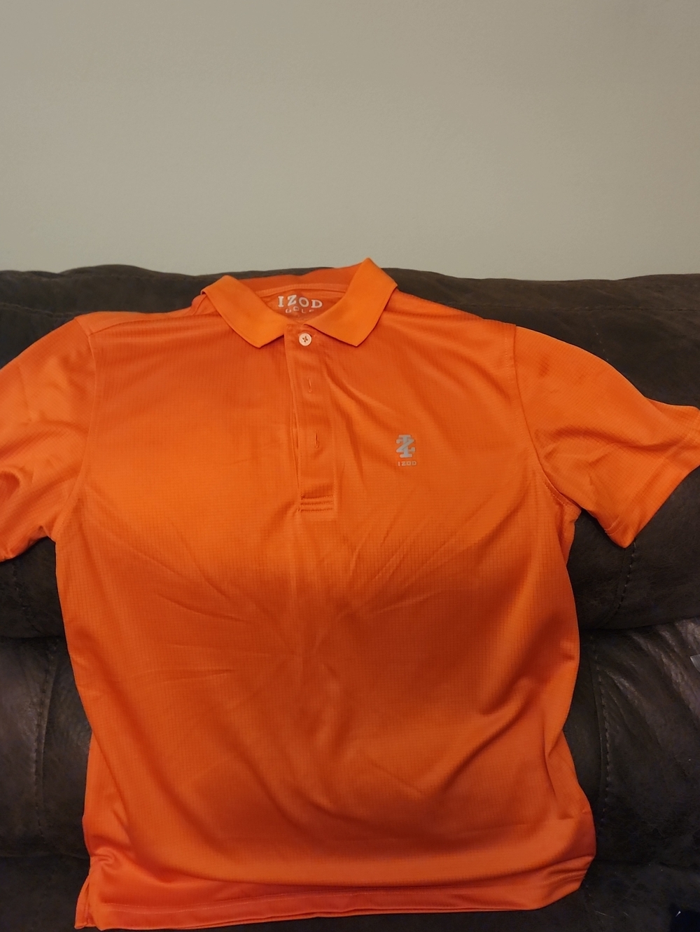 Izod Orange Short-Sleeve Performance Polo